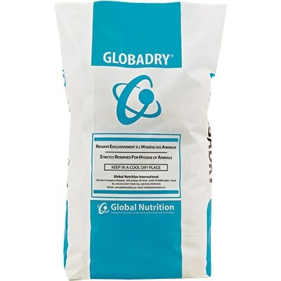 GLOBADRY 25 Kg malacpanír, alom kondicionáló (papír zsákos kiszerelés)