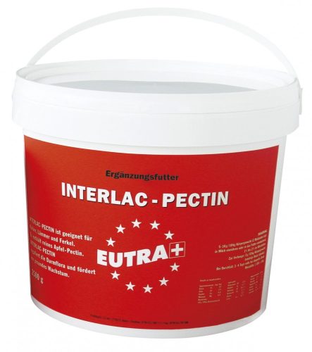 EUTRA INTERLAC - PECTIN 2500G hasmenésgátló, hasfogó, borjak, malacok, bárányok számára természetes pektinnel