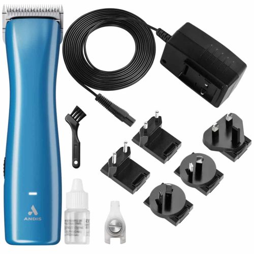 Andis eMERGE hibrid kutyanyírógép világoskék + 10-es pengeméret, 1.5 mm