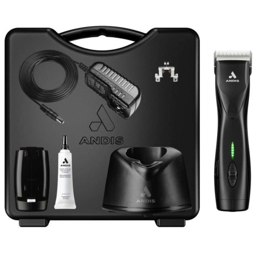 Andis kutyanyírógép Pulse ZR 2 + 10-es méretű, 1,5 mm-es nyírópenge + 2 db Purple Galaxy akkumulátor