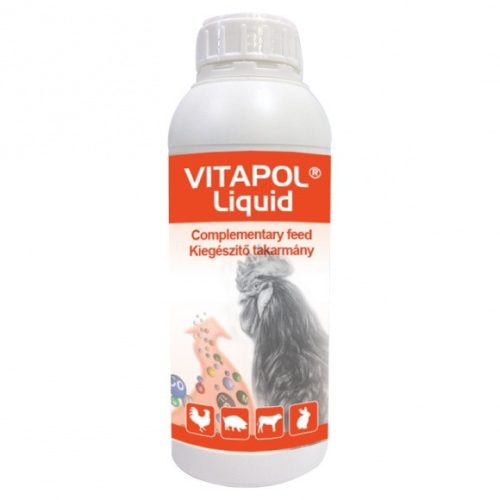 VITAPOL LIQUID 1 L HU/ENG ásványi takarmány-kiegészítő támogatja az immunrendszert és növeli a termelési eredményeket