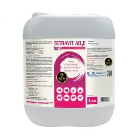   TETRAVIT AD3E FORTE oldat baromfi, nyúl, sertés, juh, kecske, borjú részére - 5 liter