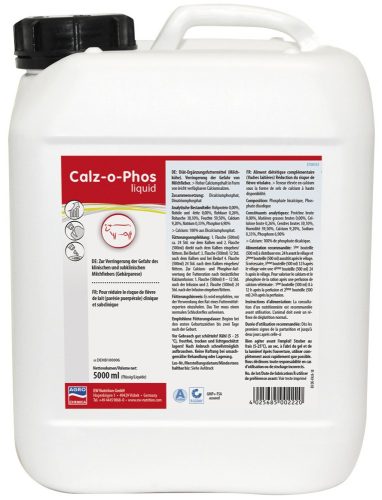 Calc-o-Phos folyadék 5000 ml-es flakonban Kálcium és foszfor kiegészítő