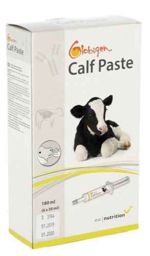 Globigen Calf Paste, 6 x 30ml, Étrendkiegészítő borjaknak, tojás immunoglogulin forrás 
