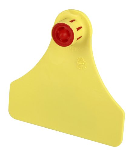 FlexoPlus szarvasmarha füljelölő, üres, F/F, apa-anya, sárga, 25 db/cs