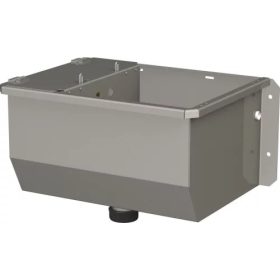   Rozsdamentes acél itató vályú - úszószeleppel, fűtéssel 100W 35 l
