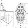 Canexpol K75 csőszelepes önitató, műanyag, zöld, 1/2"