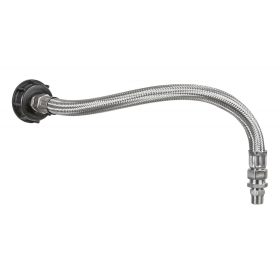   Csatlakozókészlet IBC-konténerhez rugalmas páncélcsővel - 70 cm