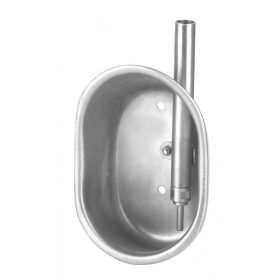 Inox csészés önitató malacoknak - 15 x 21 x 9 cm
