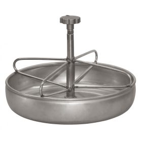Malacetető tál, inox - 25 cm