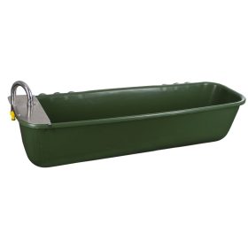   Hosszú itatóvályú úszószeleppel, műanyag, zöld 1/2" - 100 cm/42 literes