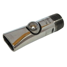 AquaGlobe golyós inox itató 1/2"-1/2" 75 mm