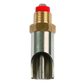   1/2"-3/4" szopókás sertésitató nyomószeleppel, inox/réz - 8 mm átmérő