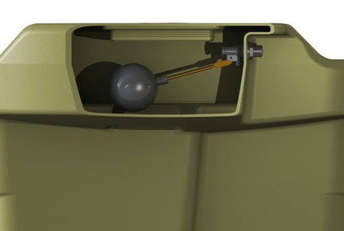 Itató kád legelőre úszószelep nélkül - 1000 liter