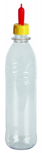 Pet palackra csavarható cumi - 25 mm átmérő - 5 db