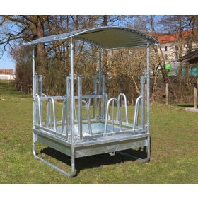 Hobby négyszögletű bálaetető, 8 rekeszes
