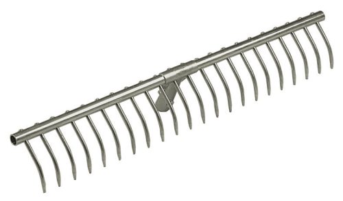 Gereblye, alumínium, 22 fogas, 71 cm széles, nyélfogadó átmérő: 25 mm