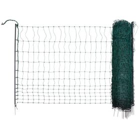   Premium Poultry net elektromos baromfiháló, 122 cm magas egy leszúrós, zöld - 50 m