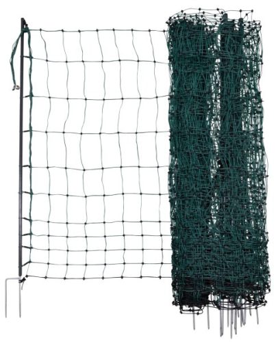 Premium Poultry net elektromos baromfiháló, 122 cm magas egy leszúrós, zöld - 50 m