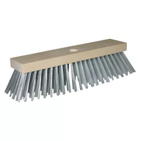 Acéldrót kefe - 30 cm
