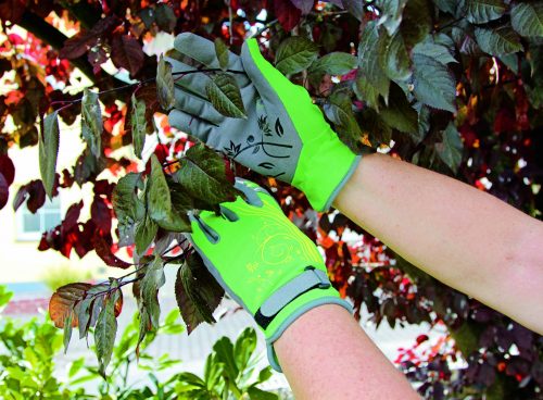 Secret Garden kerti kesztyű virágos mintával - 8/M