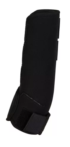 Ínvédő-bokavédő szett, szintetikus, fekete, full