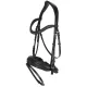 Svéd kantár - fekete, cob