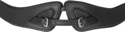 Anatómiailag formázott kantár - fekete, cob