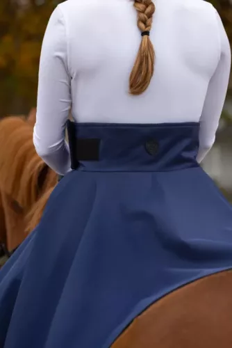 Thermo női lovagló szoknya - sötétkék, 34-38