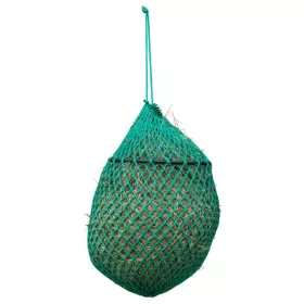   Szénaháló gyűrűvel - zöld, 90 cm, 45x45 mm lyukmérettel