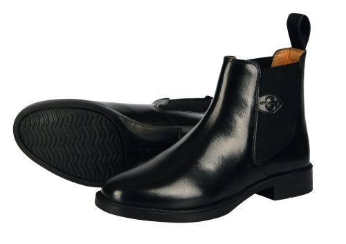 Classic bőr lovaglócipő, fekete - 40