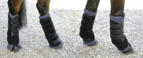 Neoprén lábszárvédő istállóba és szállításhoz, full - M