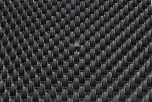 Fali vakarólap természetes gumiból gumi bütykökkel - 40x60cm