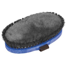 Diva lóápoló kefe, báránybőr Mini