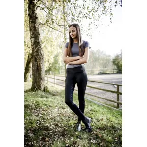 Equona lovagló harisnya, fekete, 116/122