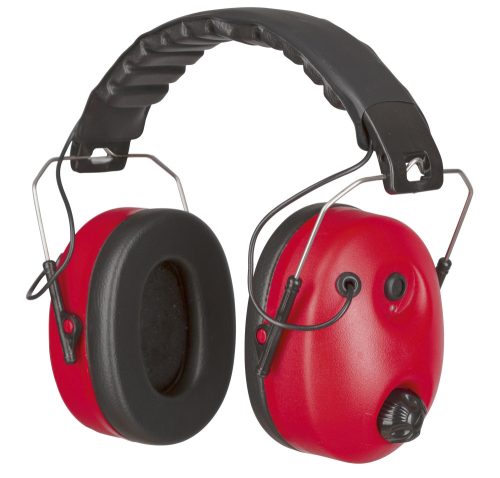Fülvédő fülhallgató piros, SNR=27dB