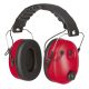 Fülvédő fülhallgató piros, SNR=27dB