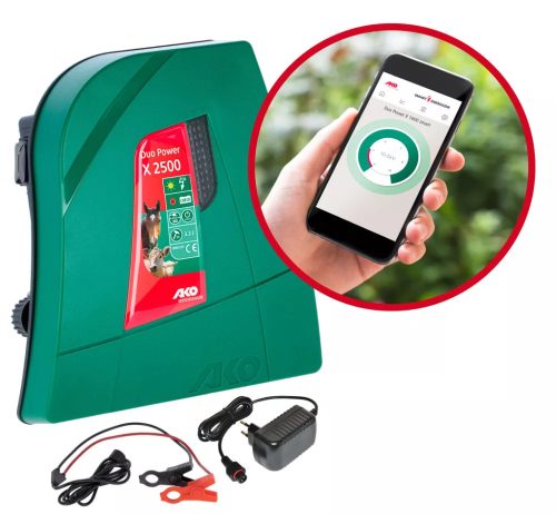 AKO DuoPower X1600 smart villanypásztor készülék - 12V/230V