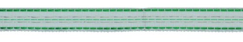 AKO PremiumLine Villanypásztor szalag, zöld/fehér, 200m x 38 mm, 0,17 ohm/m, 270 kg