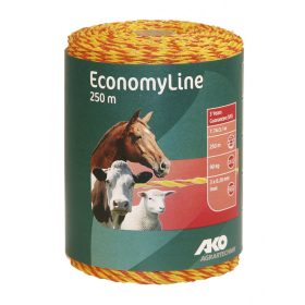   AKO Economyline sárga/narancs villanypásztor vezeték - 250m/0,2 mm