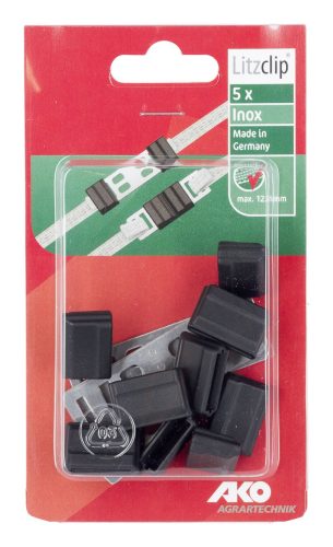 AKO Litzclip® inox szalagtoldó - max 12,5 mm széles szalagig