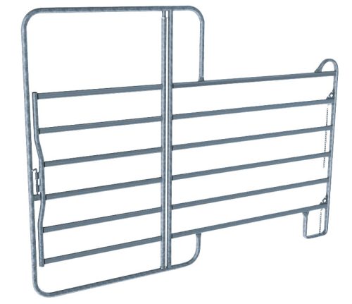 Kerítéselem 3,6 m x 1,6 m kapuval