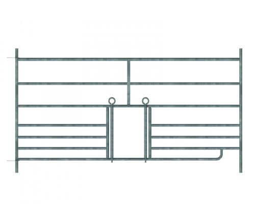Juh karámelem, galvanizált, hossz: 2,75 m, mag: 0,92m