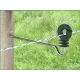 AKO távtartós villanypásztor körszigetelő facsavaros menettel - 22 cm, 10 db/cs
