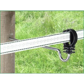   Maxi Tape pattanózáras távtartós facsavaros szigetelő - max. 20 mm széles villanypásztor szalaghoz, 10 db/cs