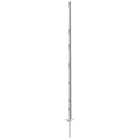  AKO Classic műanyag villanypásztor tartóoszlop dupla taposóval, fehér - 125 cm, 5 db/csomag