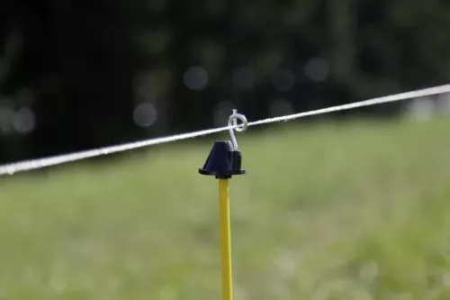 Ovális üvegszálas karó, 106 cm, fém