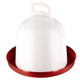   Vákumos itató baromfi 12l függeszthető, műanyag baromfiitató, függeszthető, erősített dupla hengeres, 12 l