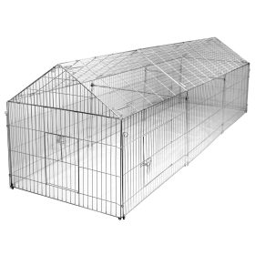   Bővitő elem 70345 cikkszámhoz - szabadtéri ketrec napellenzővel, 220 x 103 x 103 cm