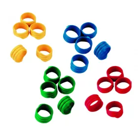Galambgyűrű spirál 20 mm vegyes színben műanyag 100 db